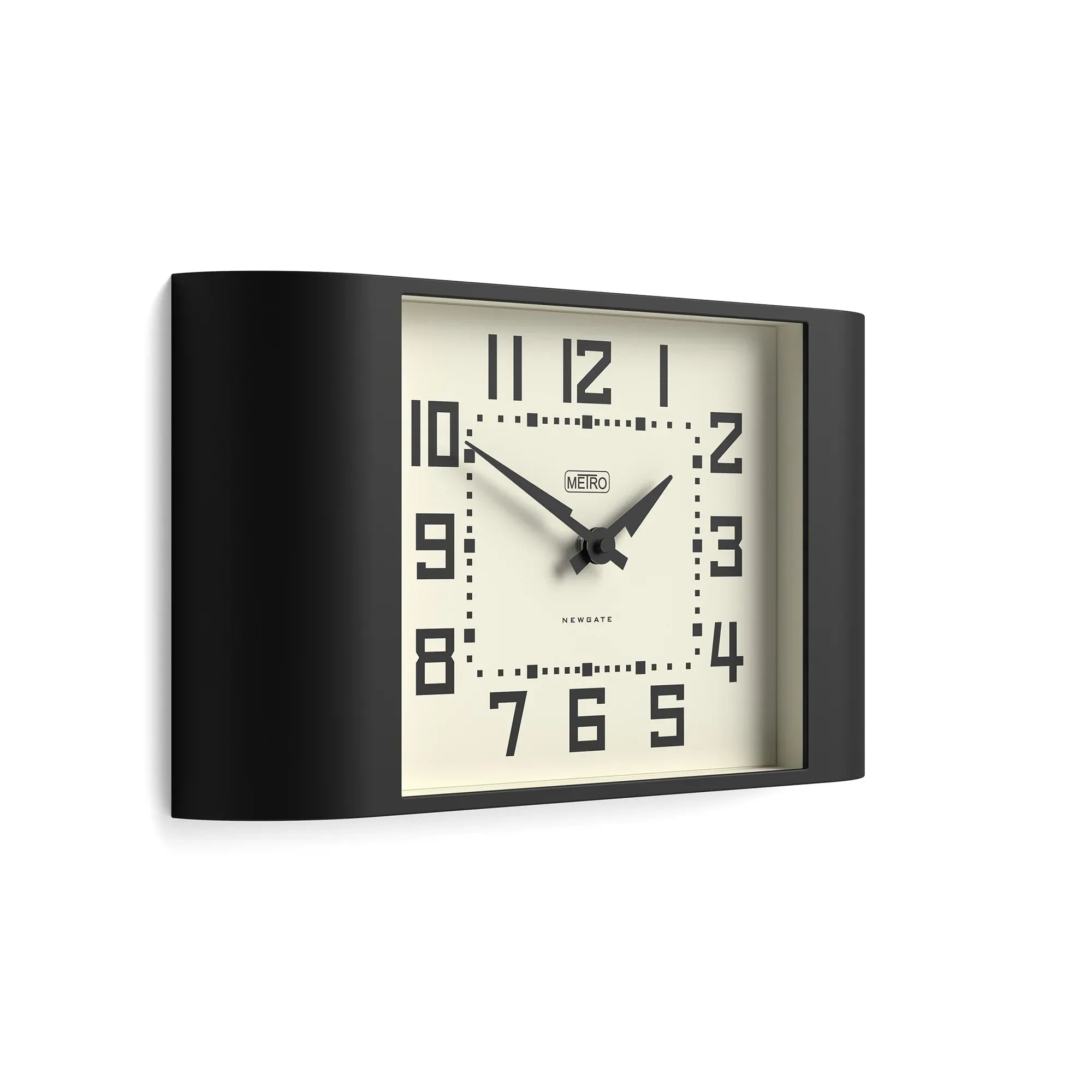 Newgate Metro Wall Clock-Black