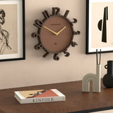 Newgate Monorail Wall Clock-Brown