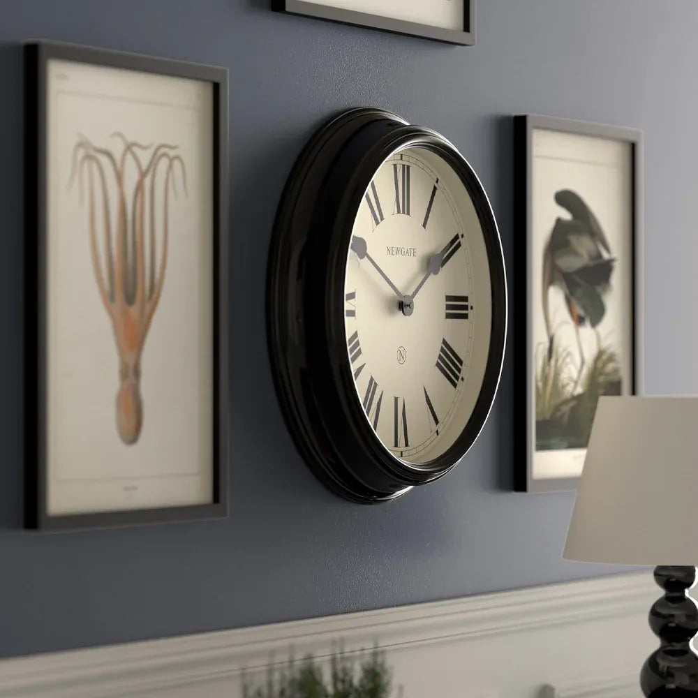 Newgate Notting Hill Wall Clock-Black