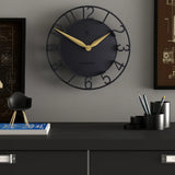 Newgate Time Traveller Wall Clock-Petrol Blue