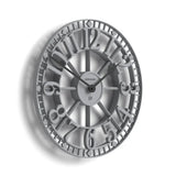 Newgate Warehouse Wall Clock-Clockwork Grey