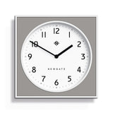 Clocks: Newgate Burger & Chips Wall Clock Posh Grey
