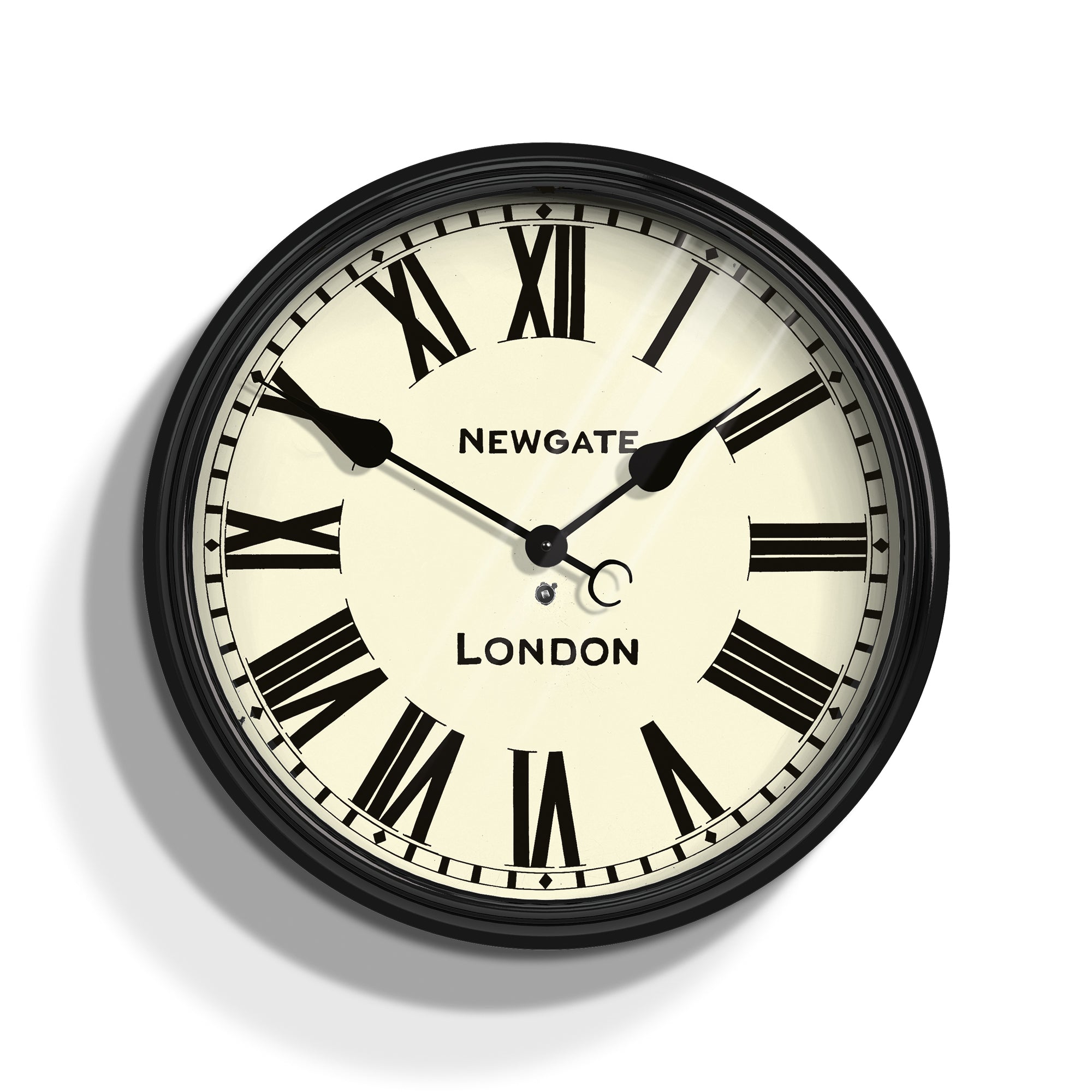 Clocks: Newgate Battersby Clock Black