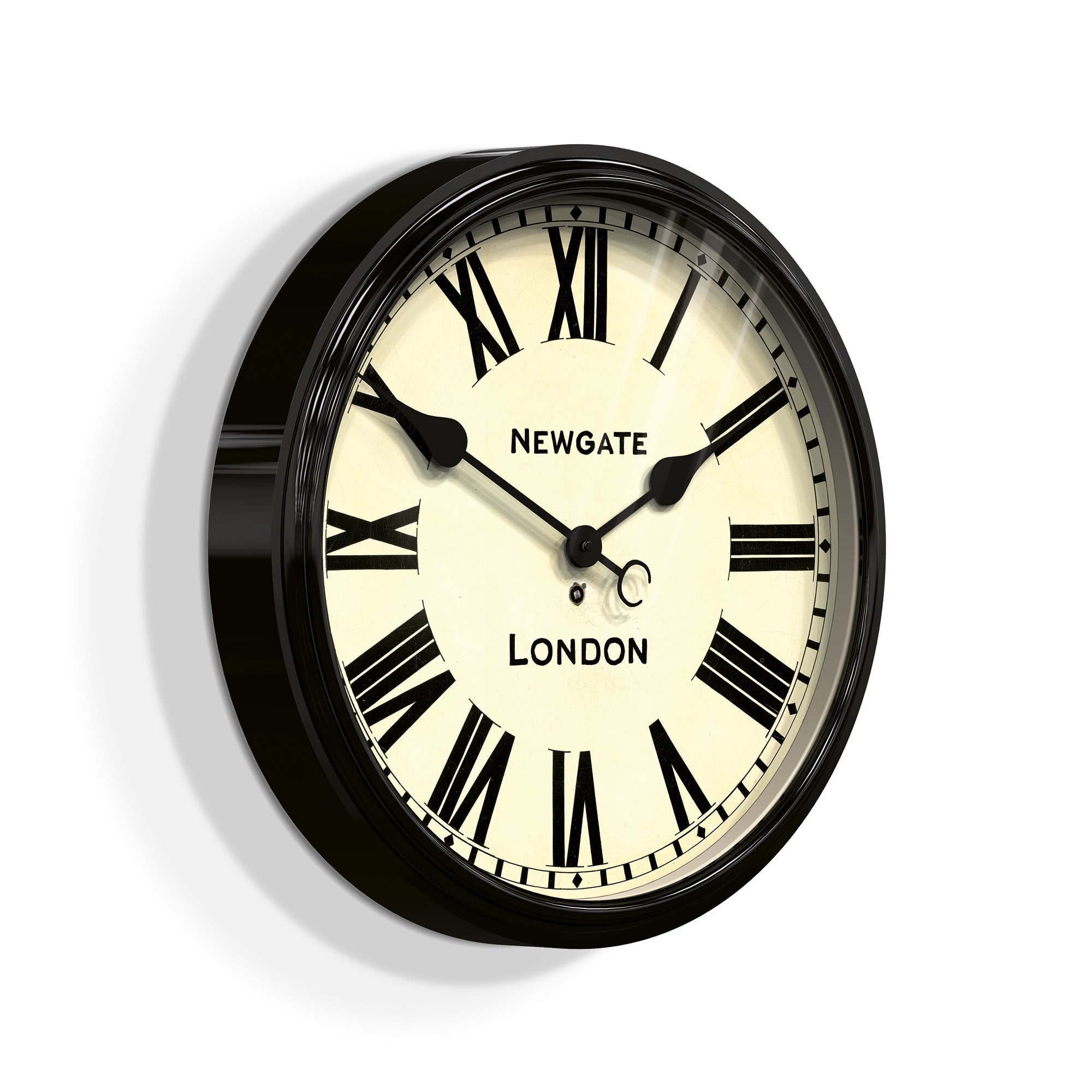 Clocks: Newgate Battersby Clock Black