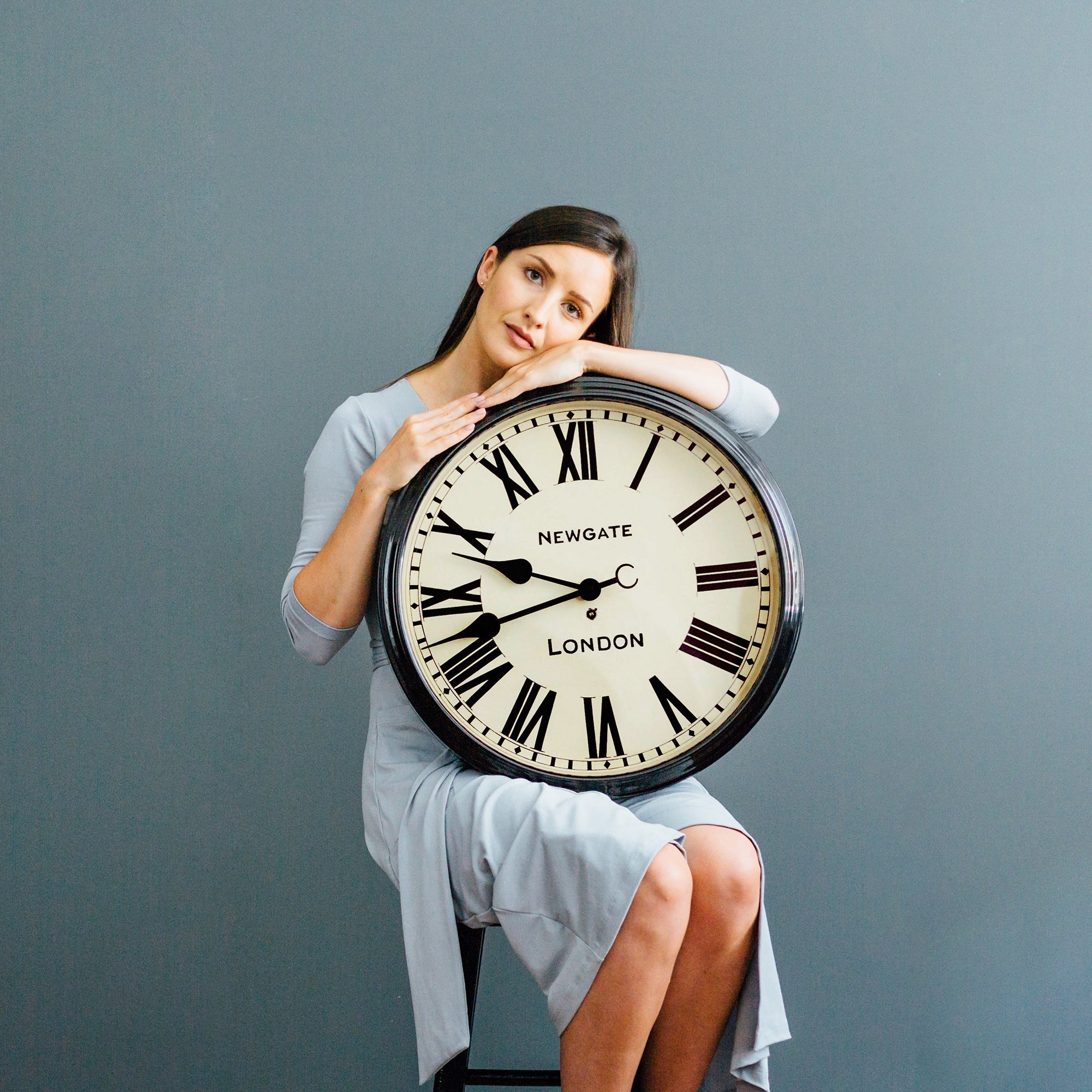 Clocks: Newgate Battersby Clock Black