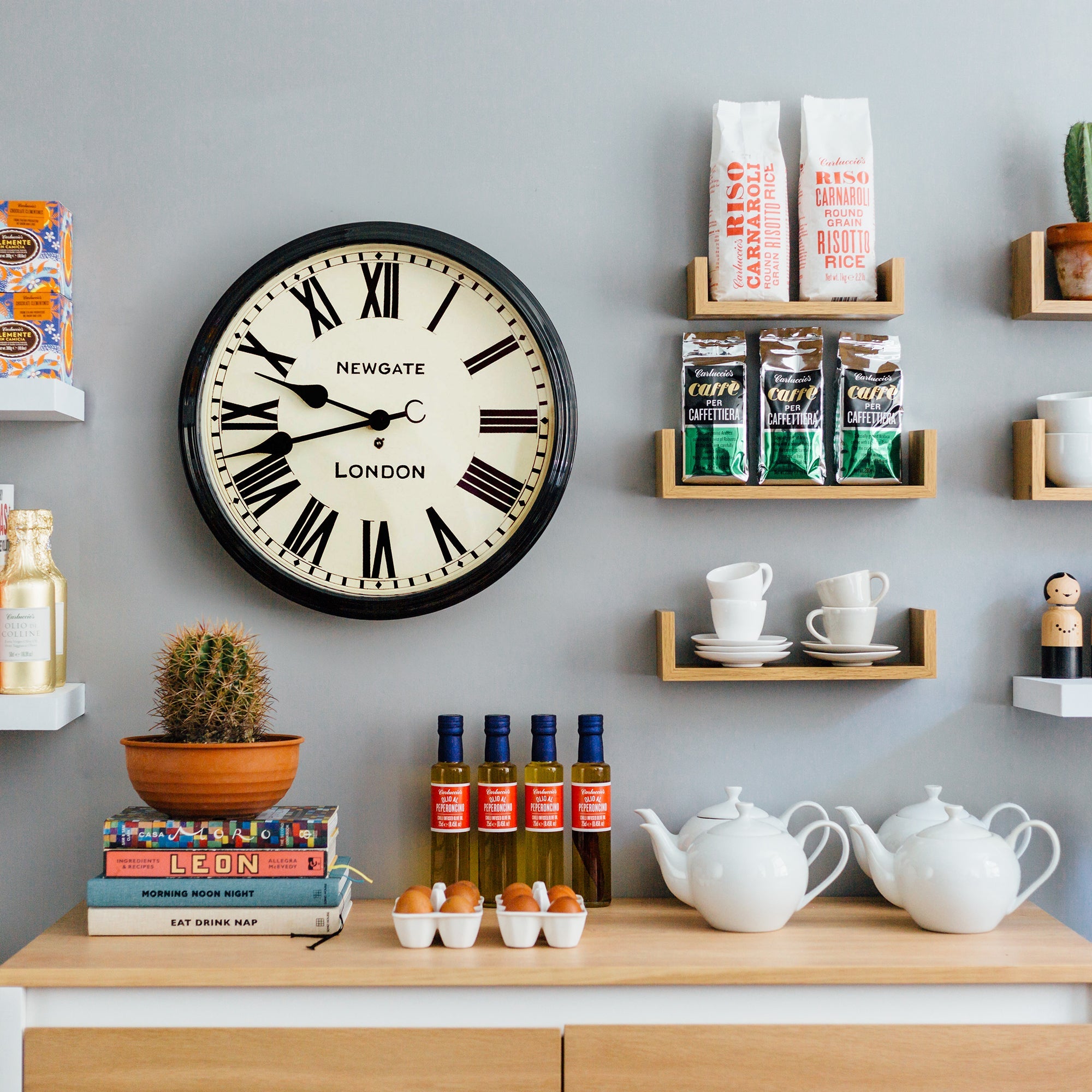 Clocks: Newgate Battersby Clock Black