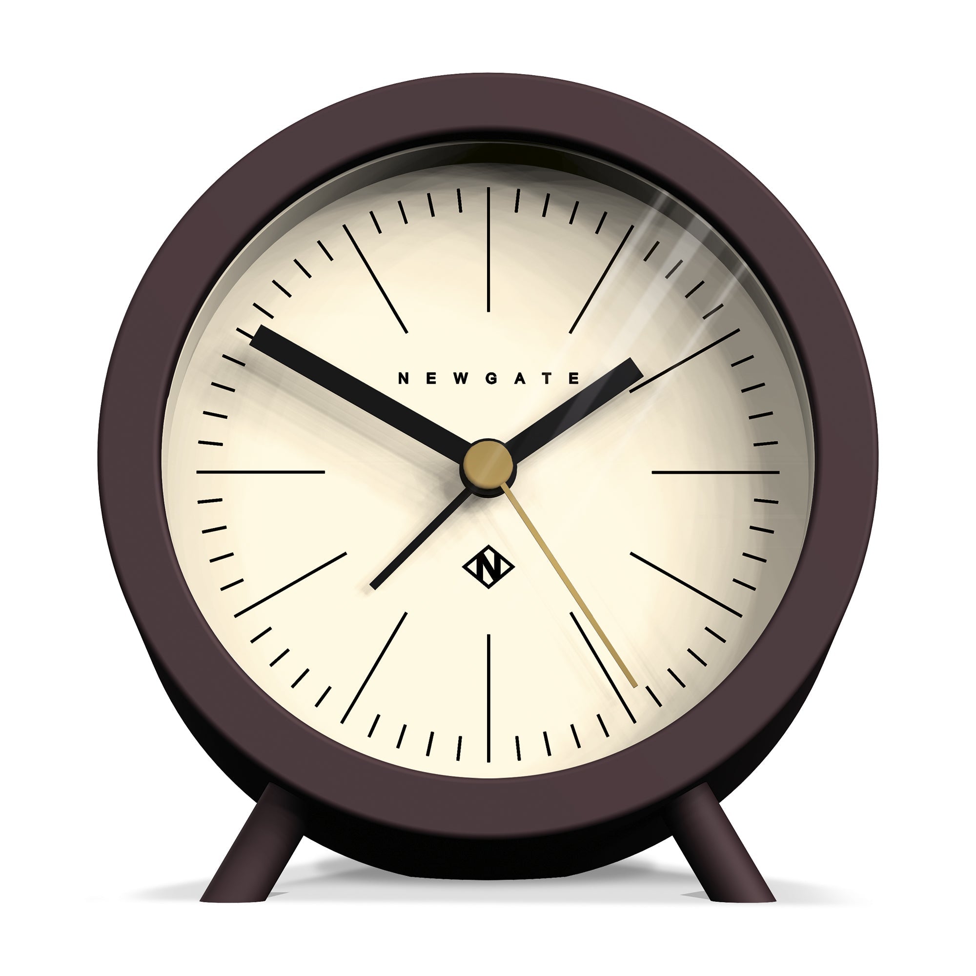 Clocks: Newgate Fred Alarm Chocolate Black