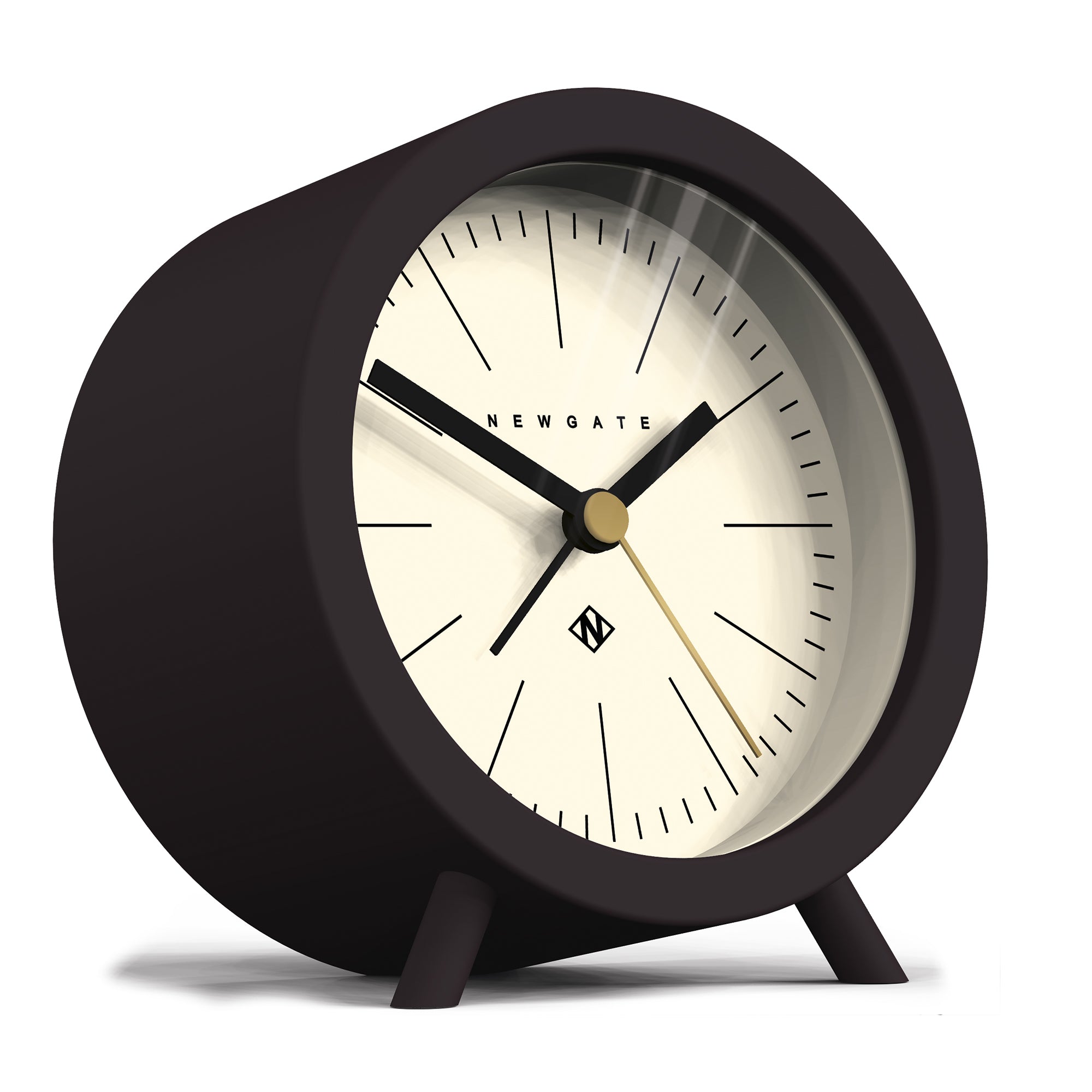 Clocks: Newgate Fred Alarm Chocolate Black