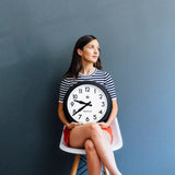 Clocks: Newgate 50S Electric Clock Black
