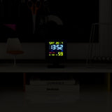 Clocks: Newgate Monolith Lcd Alarm Clock Black