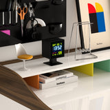 Clocks: Newgate Monolith Lcd Alarm Clock Black