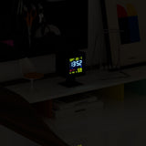 Clocks: Newgate Monolith Lcd Alarm Clock Black