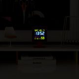 Clocks: Newgate Monolith Lcd Alarm Clock Fire Engine Red