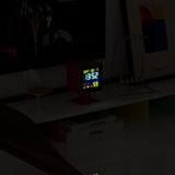 Clocks: Newgate Monolith Lcd Alarm Clock Fire Engine Red