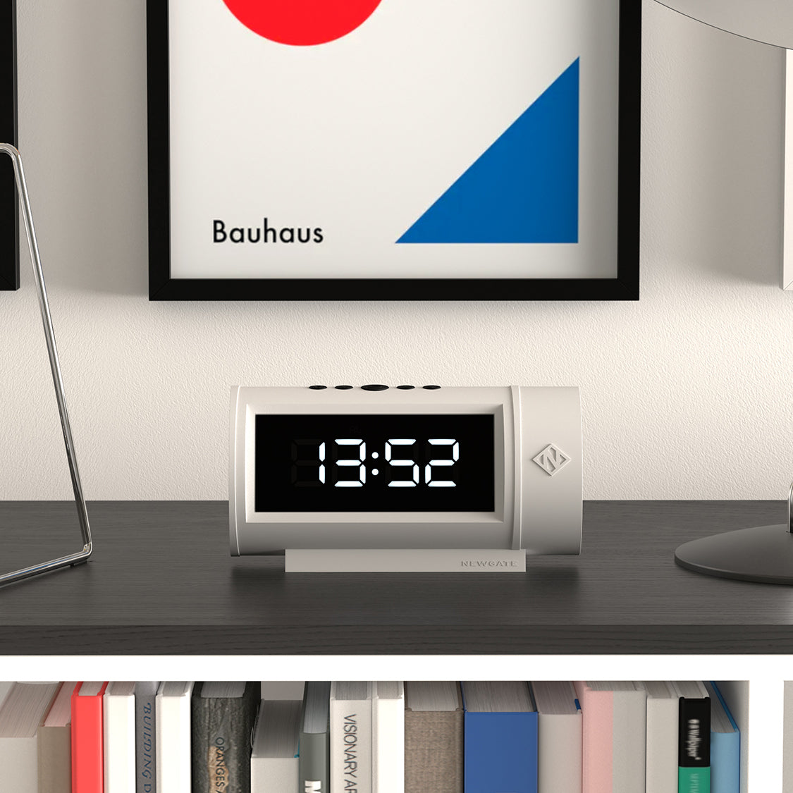 Clocks: Newgate Pil Led Alarm Clock White