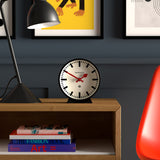 Clocks: Newgate Railway Mantel Clock Cave Black