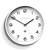 Clocks: Newgate Number Three Echo Clock Silicone White