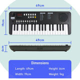 Audio Accessories: Axus Mini Keyboard 37 Key Keyboard - Black