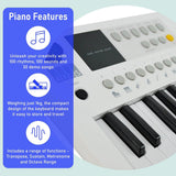 Audio Accessories: Axus Mini Keyboard 37 Key Keyboard - White