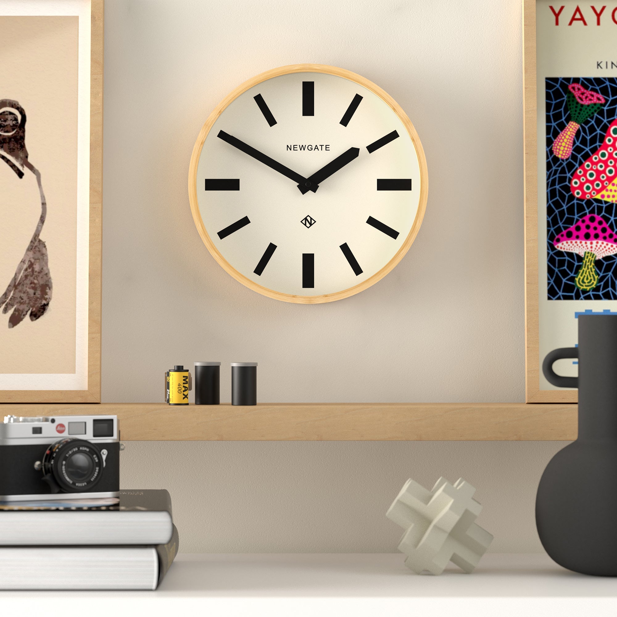 Clocks: Newgate Bali Wall Clock - Ocean Dial