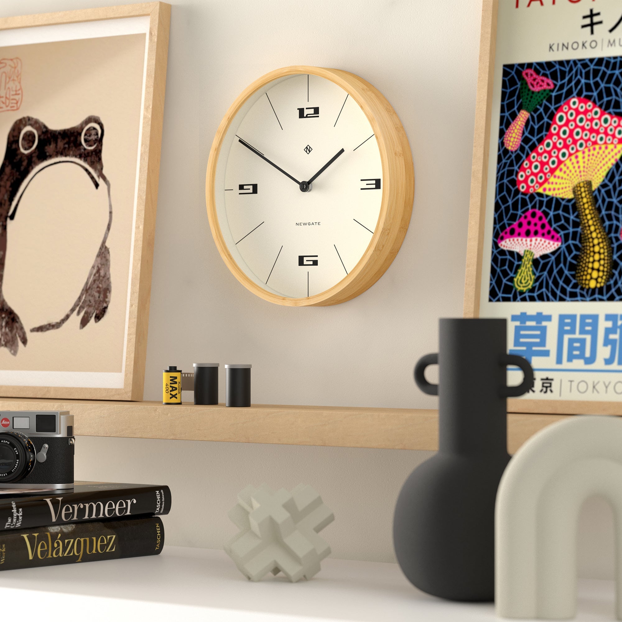 Clocks: Newgate Bali Wall Clock - Hovercraft Dial