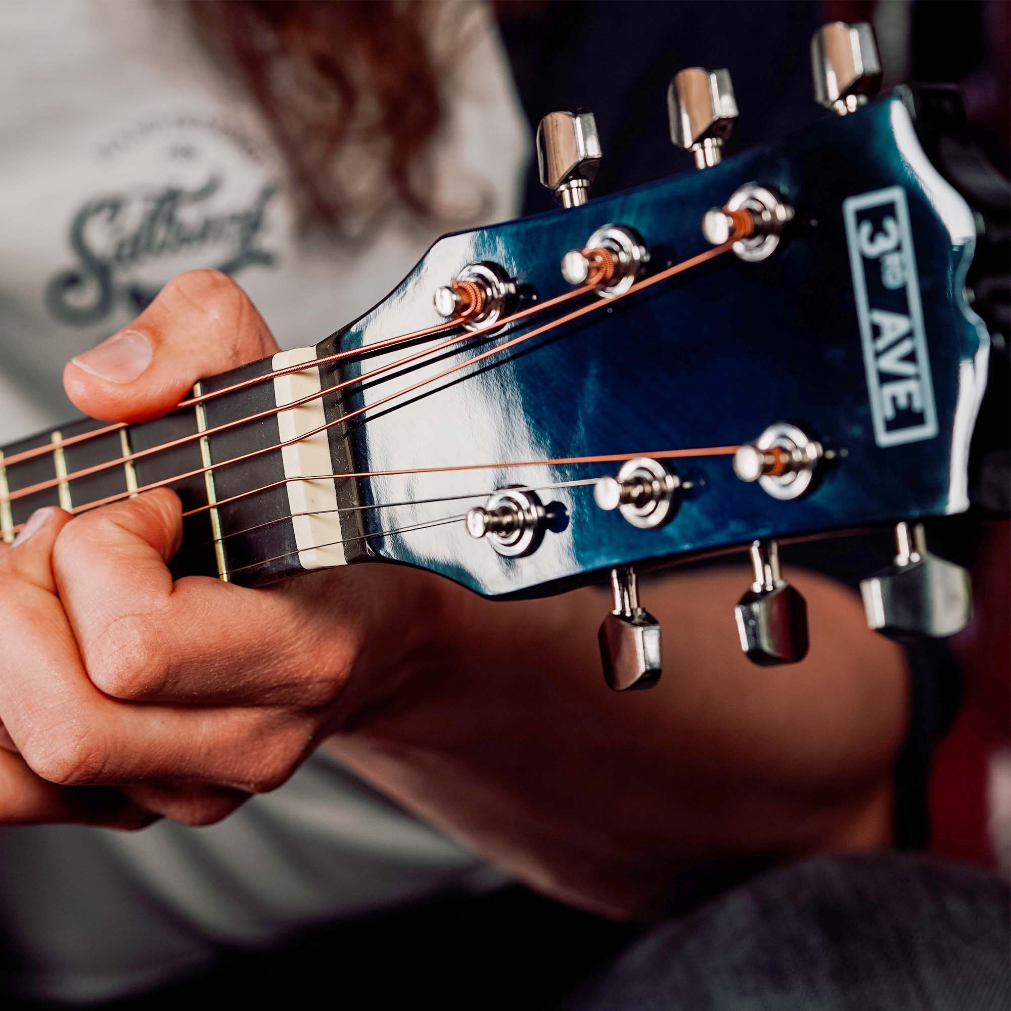 Audio Accessories: 3rd Avenue Acoustic Guitar Premium Pack - Blueburst