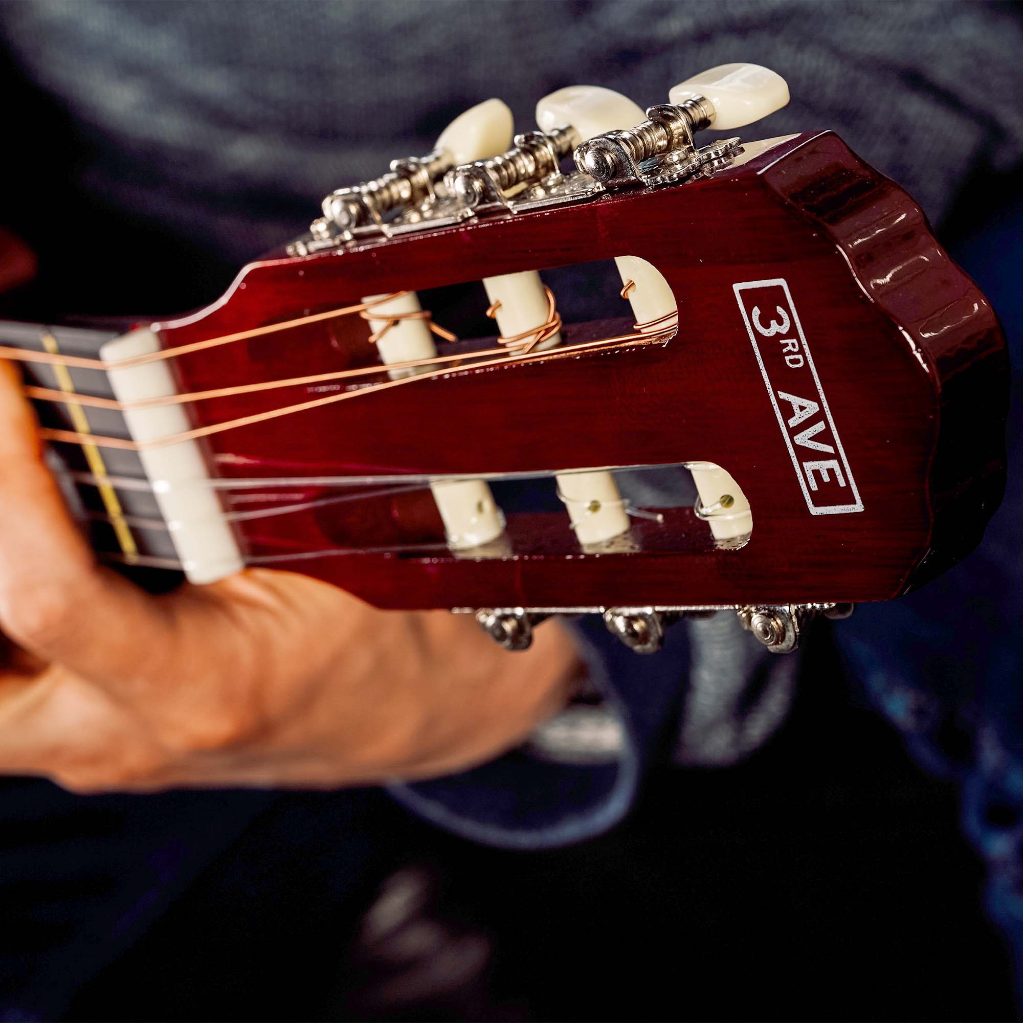 Audio Accessories: 3rd Avenue Full Size Classical Guitar Pack - Natural