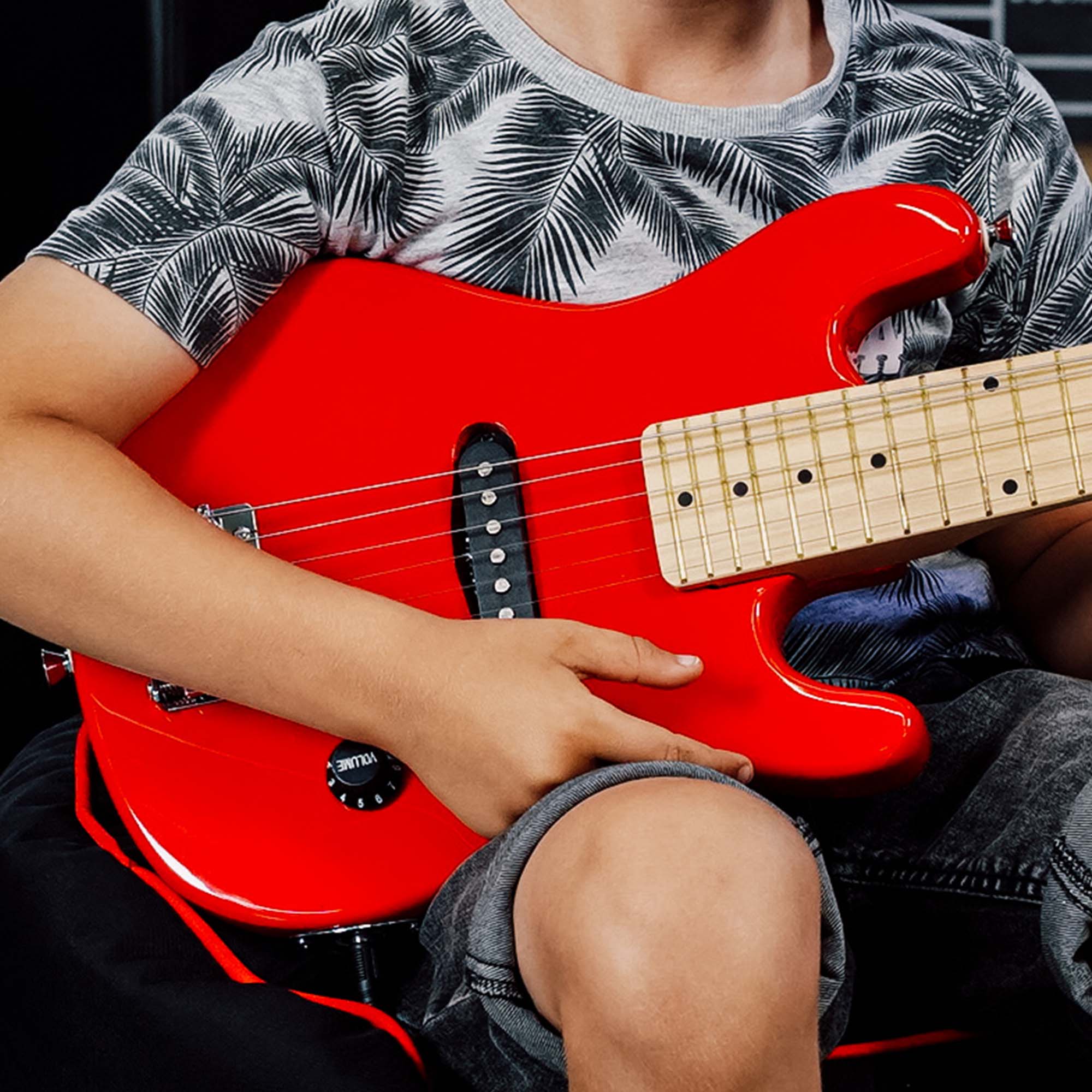 Audio Accessories: 3rd Avenue Junior Electric Guitar Pack - Red