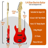 3rd Avenue Junior Electric Guitar Pack - Red