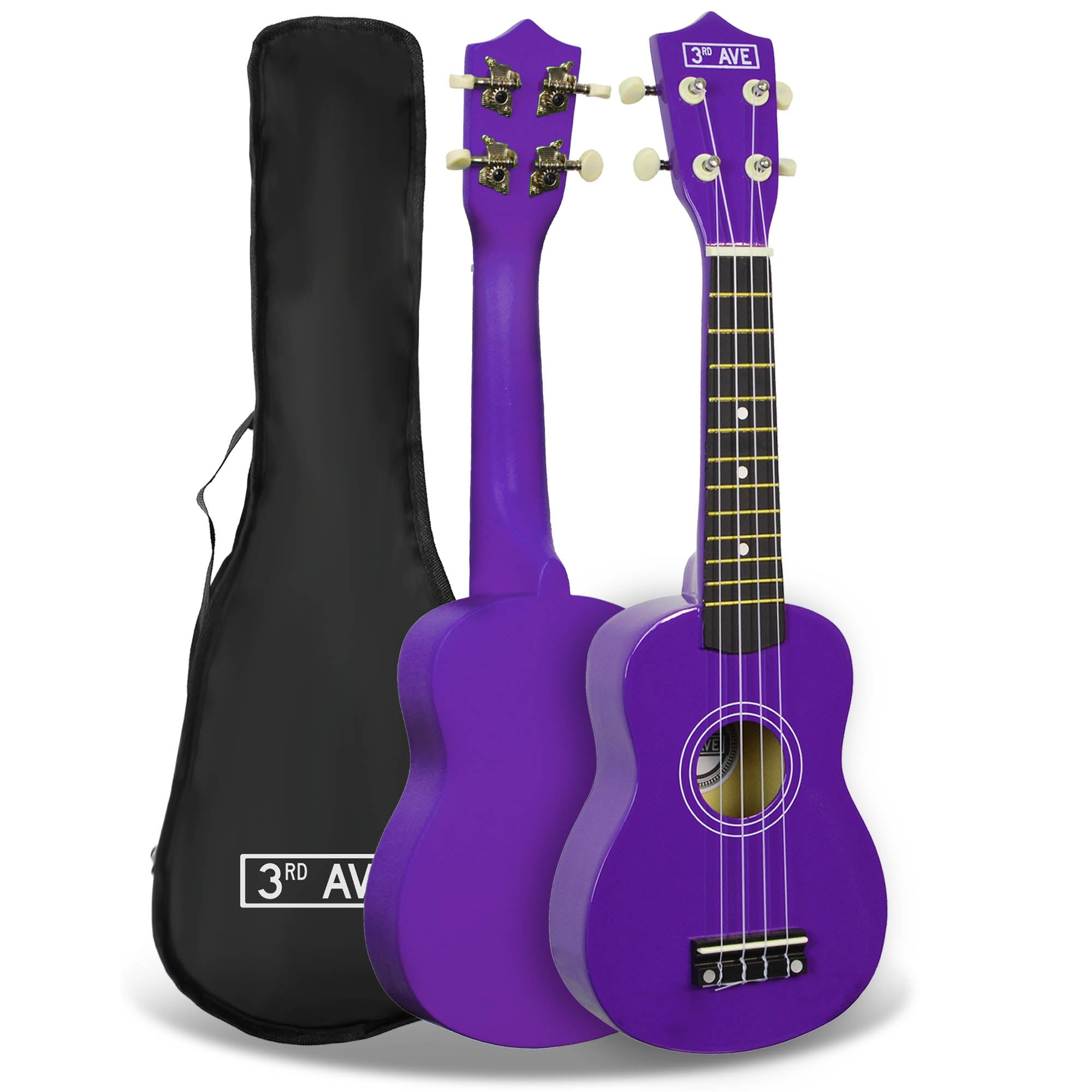 Audio Accessories: 3rd Avenue Soprano Ukulele - Purple