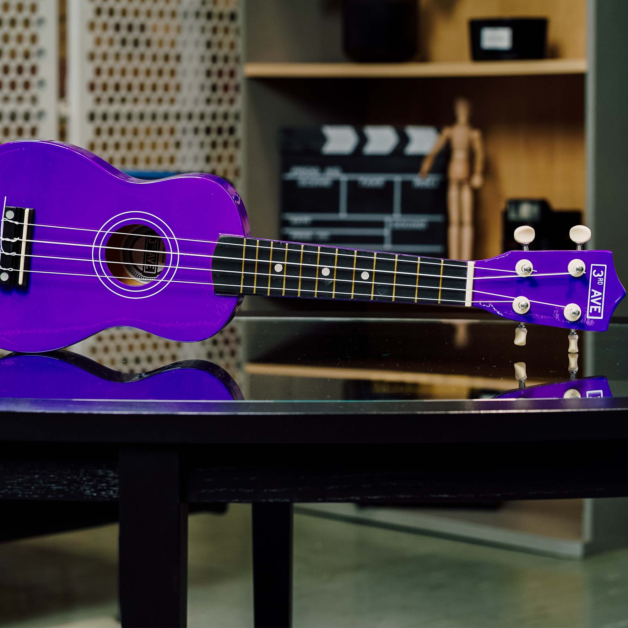 Audio Accessories: 3rd Avenue Soprano Ukulele - Purple