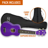 3rd Avenue Soprano Ukulele - Purple