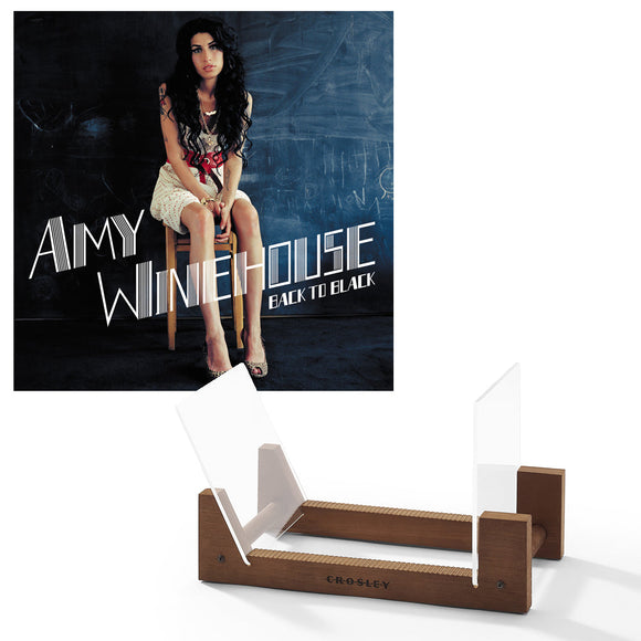 Amy Winehouse Back To Black - Vinyl Album & Crosley Record Storage Display Stand