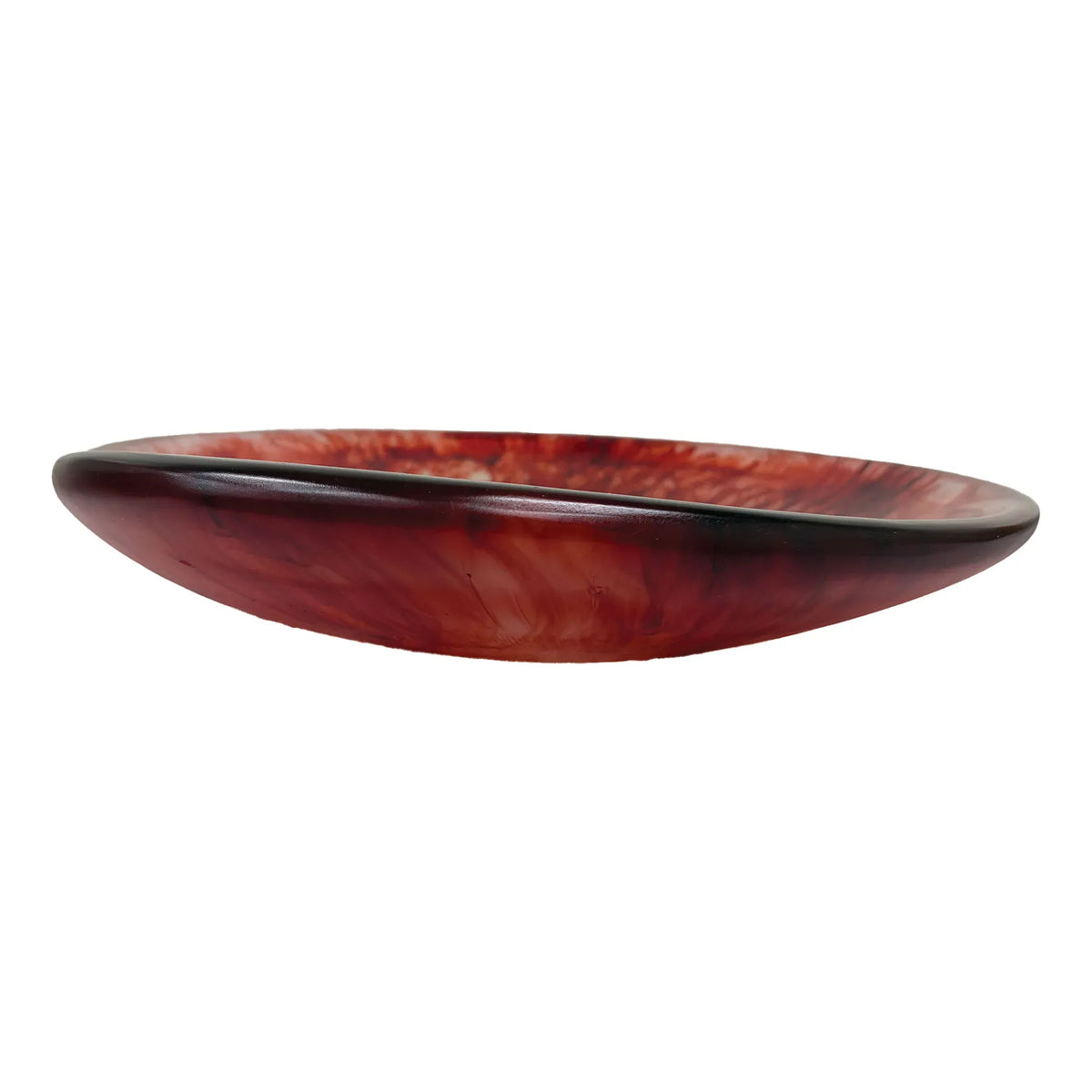 Urban Attitude SHAY Extra Large Bowl Height 6cm lowest 12cm highest by Width 52.5cm x 60cm - Berry Red