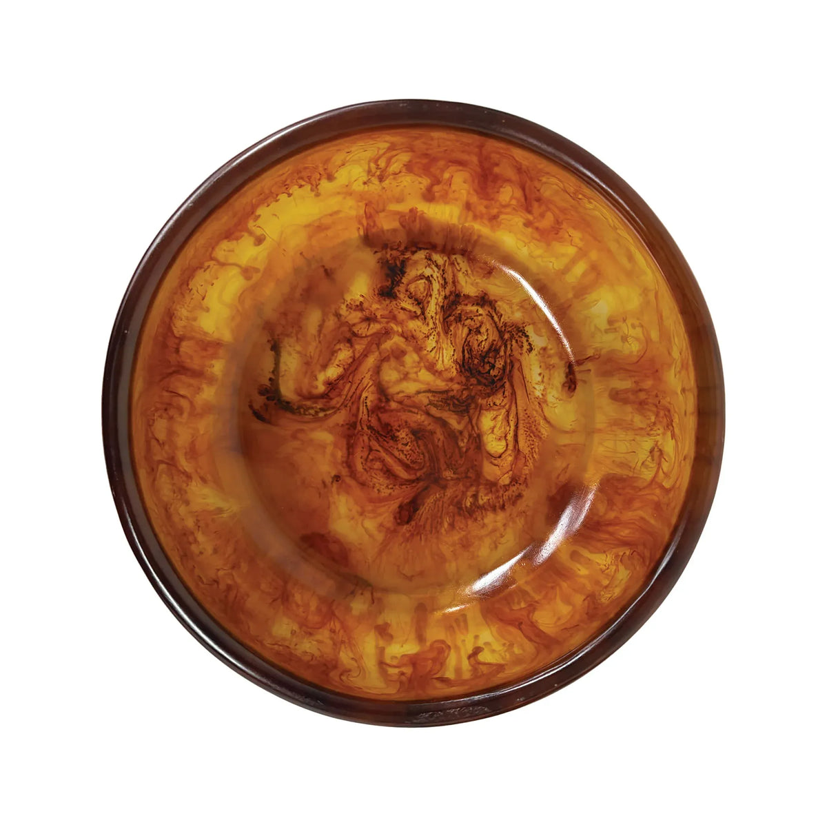 Urban Attitude INDI Medium Bowl Height 12cm, Width 26cm, Length 26cm - Burnt Amber