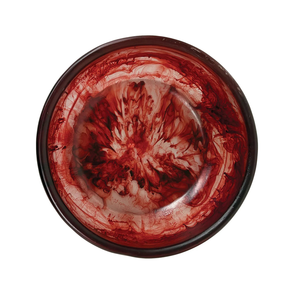 Urban Attitude INDI Medium Bowl Height 12cm, Width 26cm, Length 26cm - Berry Red