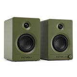 Bluetooth Speakers: Victrola Tempo Bookshelf Speakers - Green