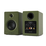 Audio Players & Recorders: Victrola Automatic Turntable + Victrola Tempo Bookshelf Speakers Bundle - Green