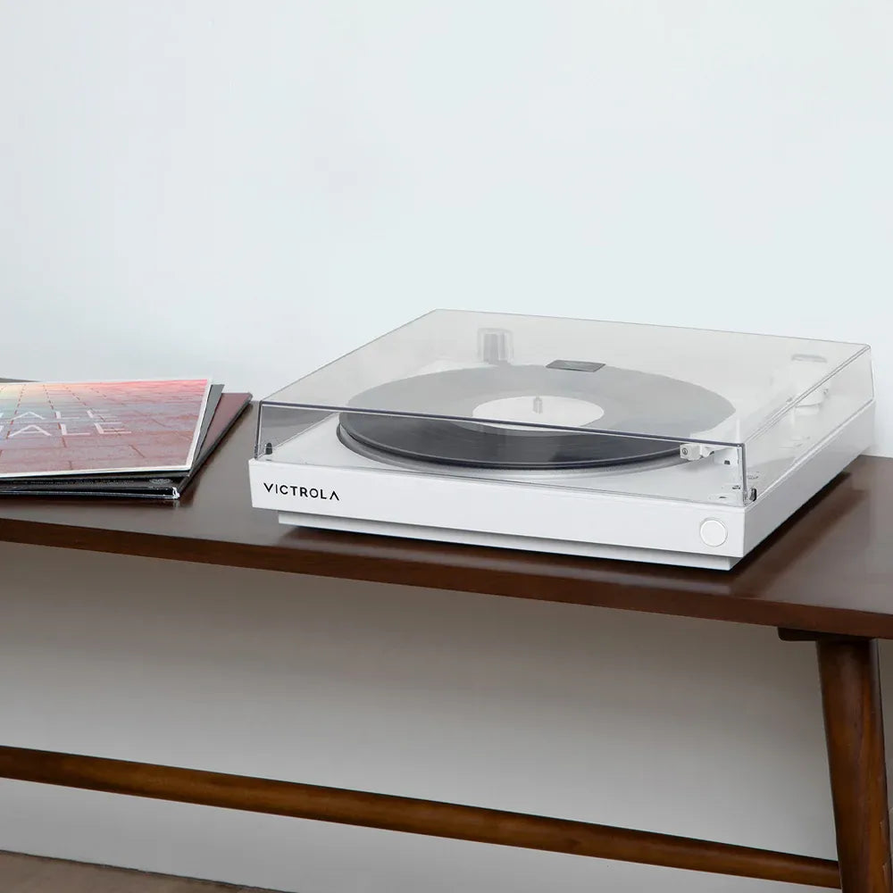 Victrola Automatic Turntable - White