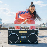 Audio Players & Recorders: We Are Rewind Getto Blaster Cassette Player & Recorder - Curtis, Black