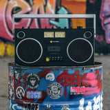 Audio Players & Recorders: We Are Rewind Getto Blaster Cassette Player & Recorder - Curtis, Black
