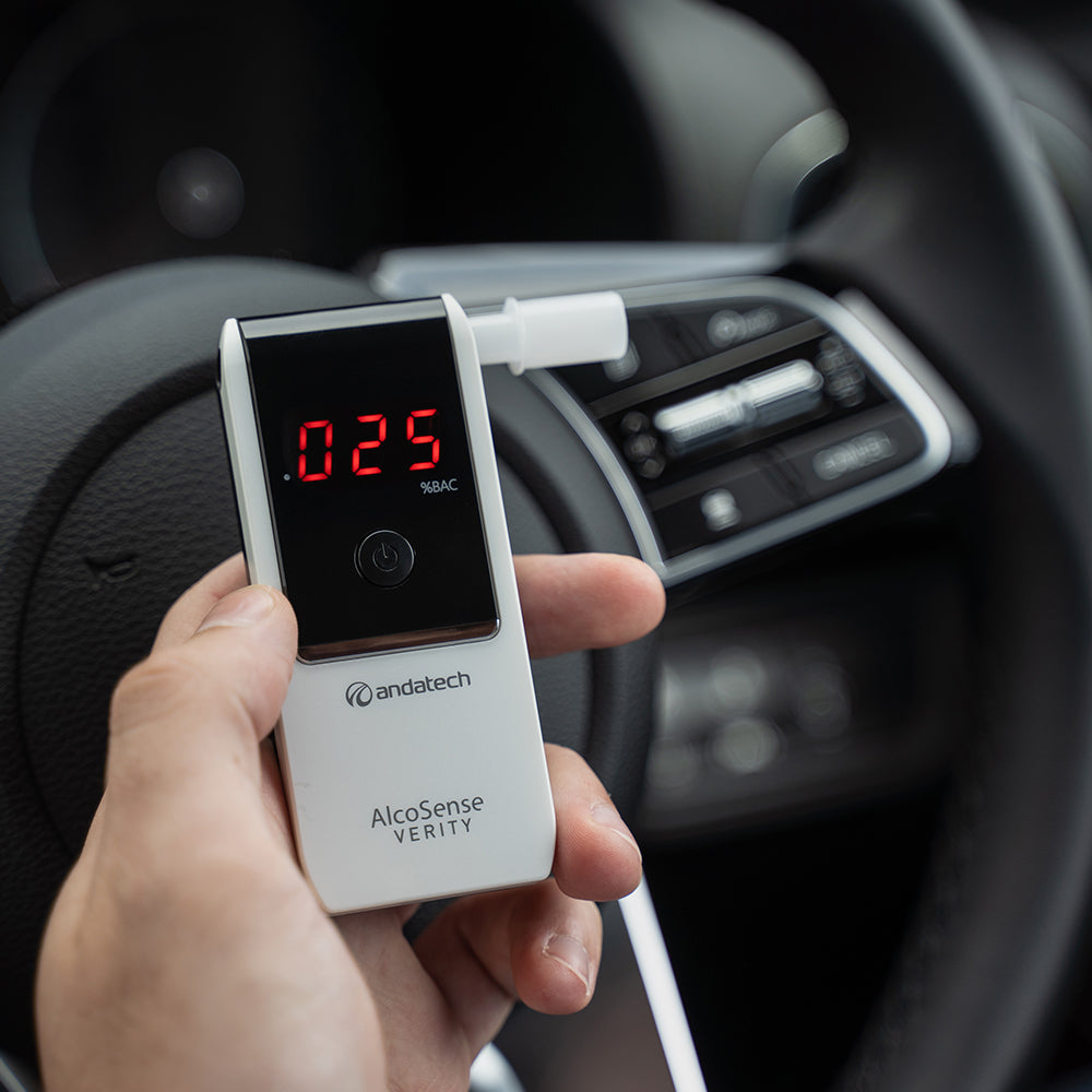 Monitoring & Testing: Alcosense Verity Personal Breathalyser (White) AS3547 Certified