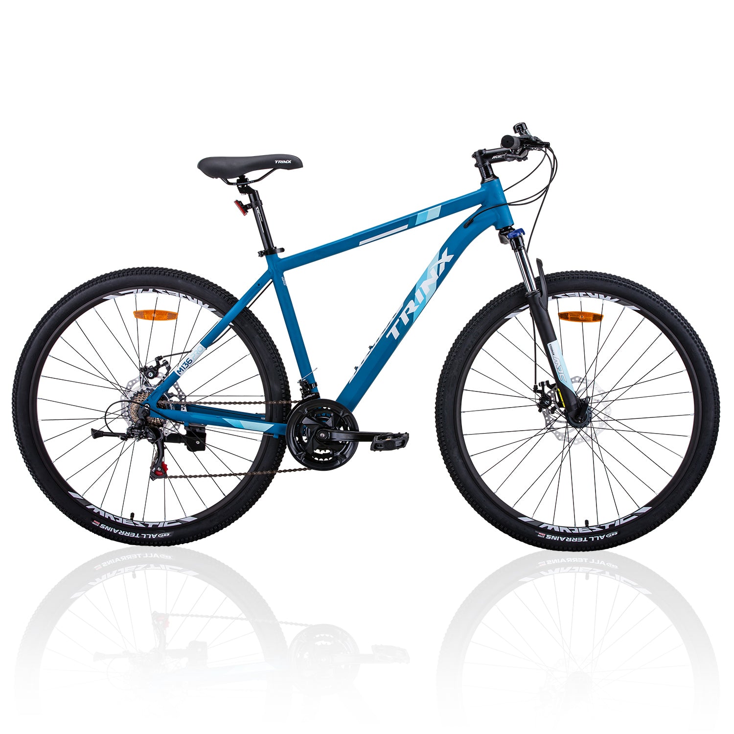 Bicycle Parts: Trinx M136 Pro 29er 21 Speed Mountain Bike MTB 29 Wheel Blue/White
