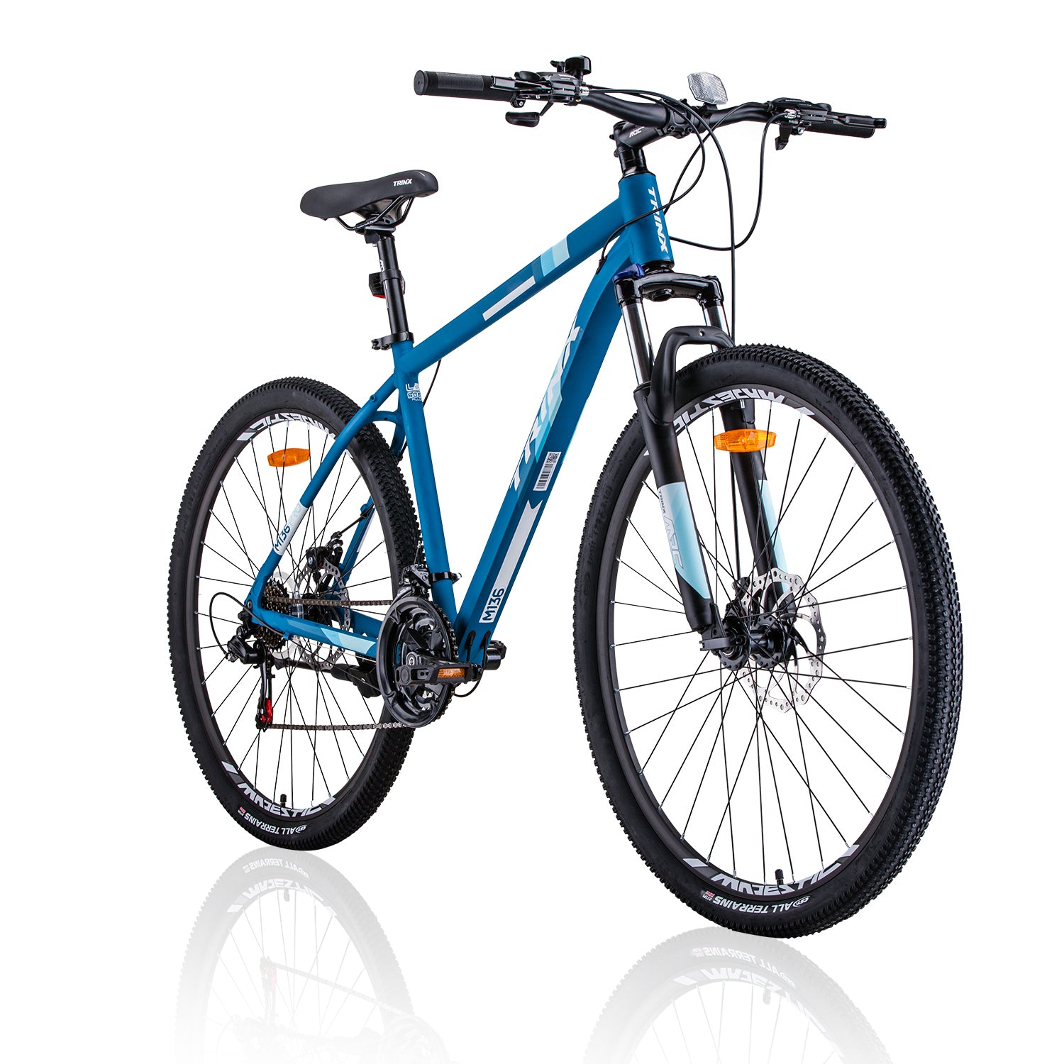 Bicycle Parts: Trinx M136 Pro 29er 21 Speed Mountain Bike MTB 29 Wheel Blue/White