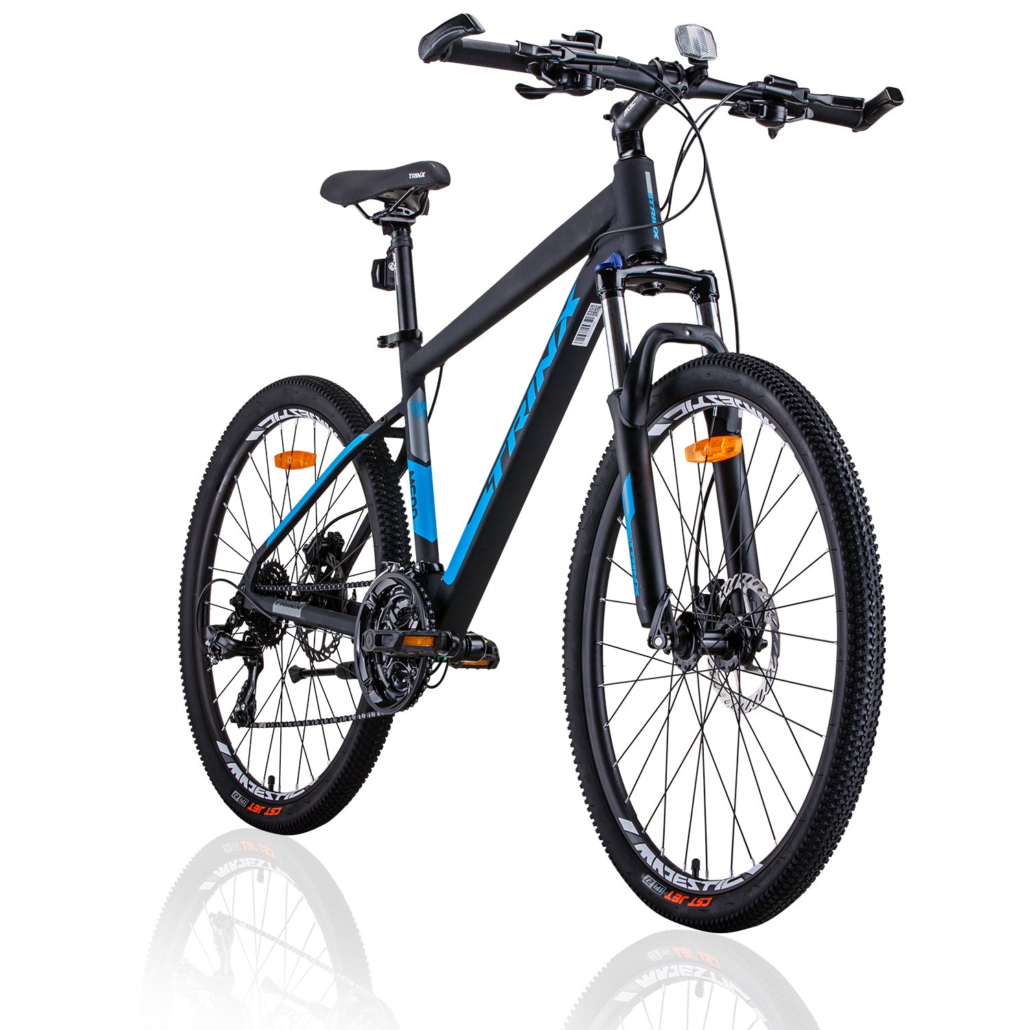 Bicycles: Trinx M600 Mountain Bike 24 Speed MTB Bicycle 19 Inches Frame Blue