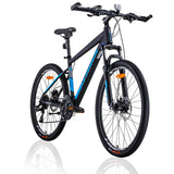 Bicycles: Trinx M600 Mountain Bike 24 Speed MTB Bicycle 19 Inches Frame Blue
