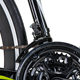 Exercise Bikes: Trinx 700C Road Bike TEMPO1.0 Shimano 21 Speed Racing Bicycle 59cm Black/Green
