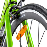 Exercise Bikes: Trinx 700C Road Bike TEMPO1.0 Shimano 21 Speed Racing Bicycle 59cm Black/Green