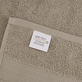 Bath Towels & Robes: Luxury 6 Piece Soft and Absorbent Cotton Bath Towel Set - Sandstone