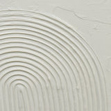 60X90cm Ephemeral Echoes of Continuity Dark Wood Framed Hand Painted Canvas Wall Art